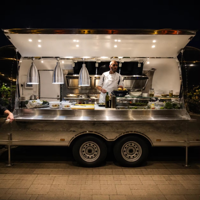 Coffee Van Equipment - Food Truck, Trailer de Café, Carrinho