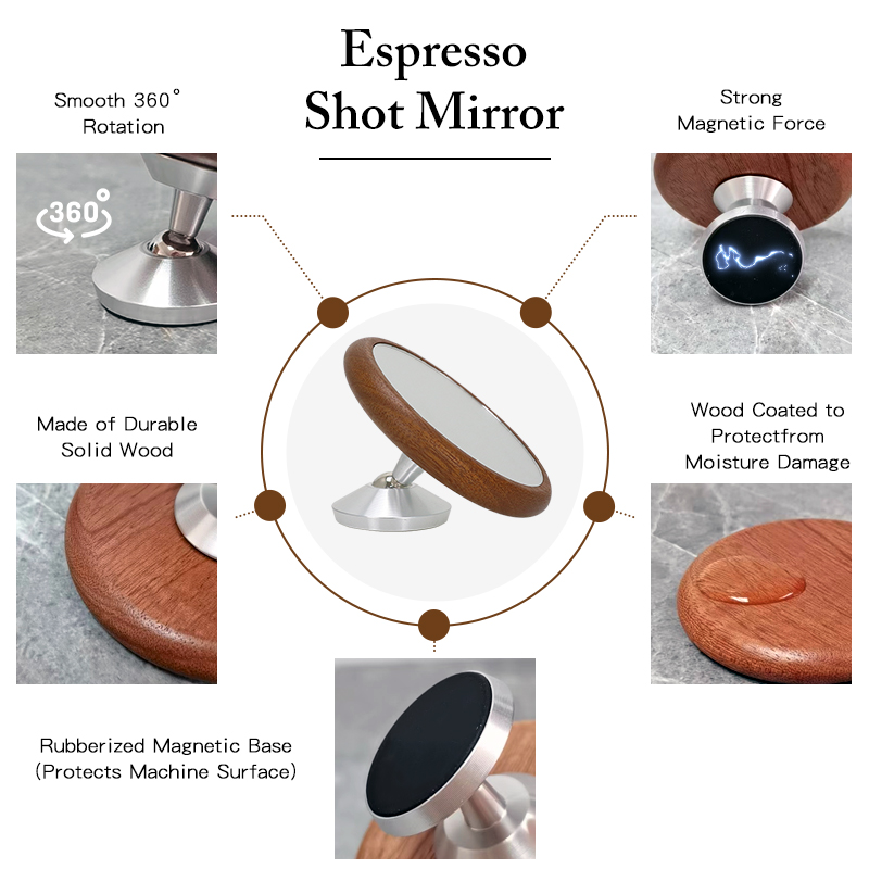 Espelho magnético para extraçã - Espresso Shot Glass avaliação e preço
