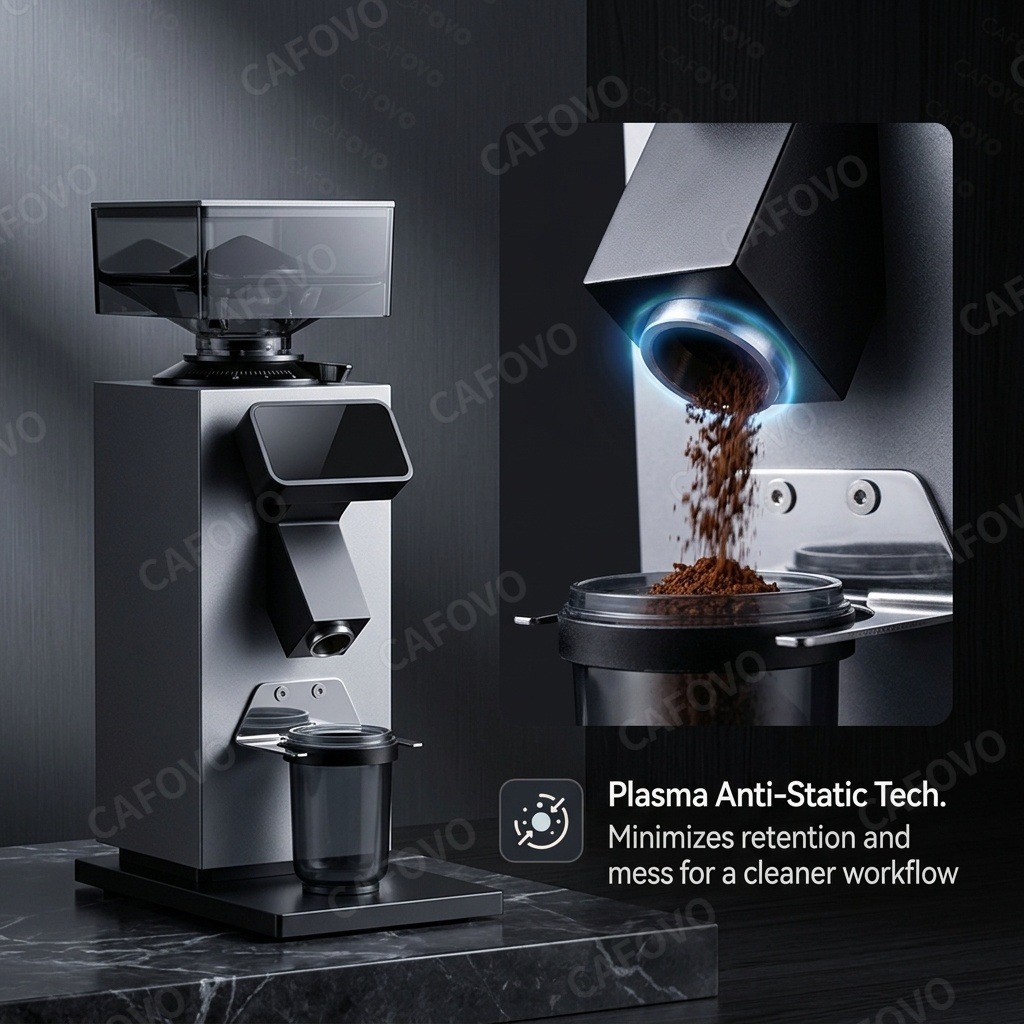 Moinho de Café CAFOVO G964F co - Coffee Grinder Burr Flat avaliação e preço